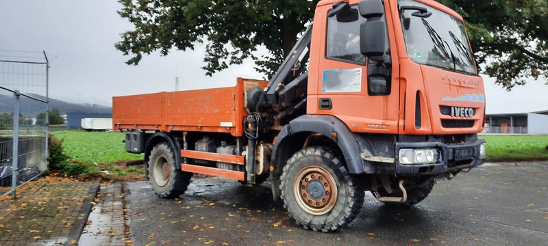 Iveco ML110-220 4x4 mit Kran+Funk - Vrachtwagen met open laadbak, Kraanwagen: afbeelding 1 Iveco ML110-220 4x4 mit Kran+Funk - Vrachtwagen met open laadbak, Kraanwagen: afbeelding 1