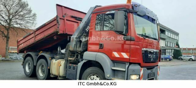 MAN 26.440TGS Kipper+Kran Meiller/Stahl - Kipper vrachtwagen, Kraanwagen: afbeelding 3 MAN 26.440TGS Kipper+Kran Meiller/Stahl - Kipper vrachtwagen, Kraanwagen: afbeelding 3