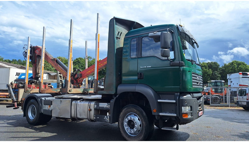 MAN TGA 18.480 Holz LKW - Houttransport, Kraanwagen: afbeelding 2 MAN TGA 18.480 Holz LKW - Houttransport, Kraanwagen: afbeelding 2