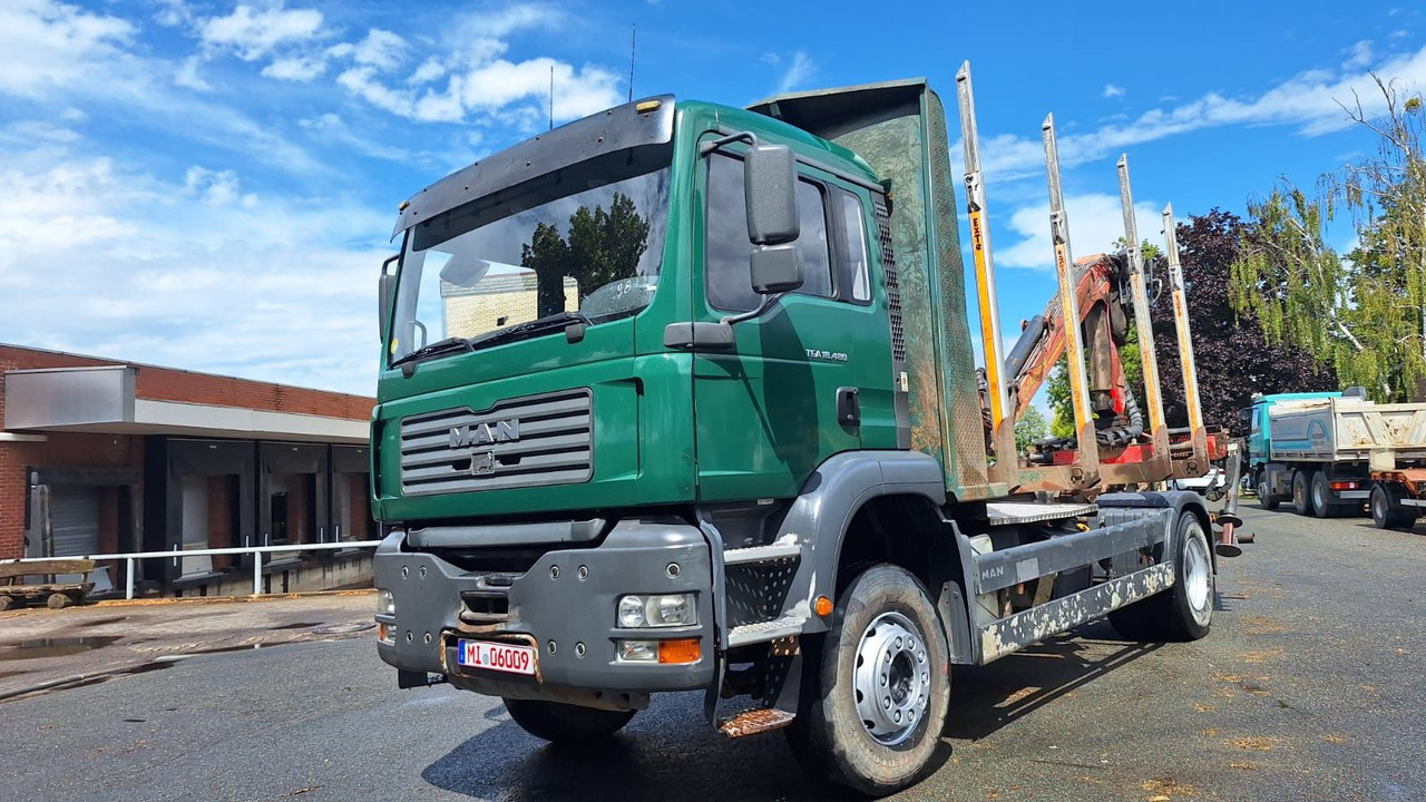 MAN TGA 18.480 Holz LKW - Houttransport, Kraanwagen: afbeelding 1 MAN TGA 18.480 Holz LKW - Houttransport, Kraanwagen: afbeelding 1