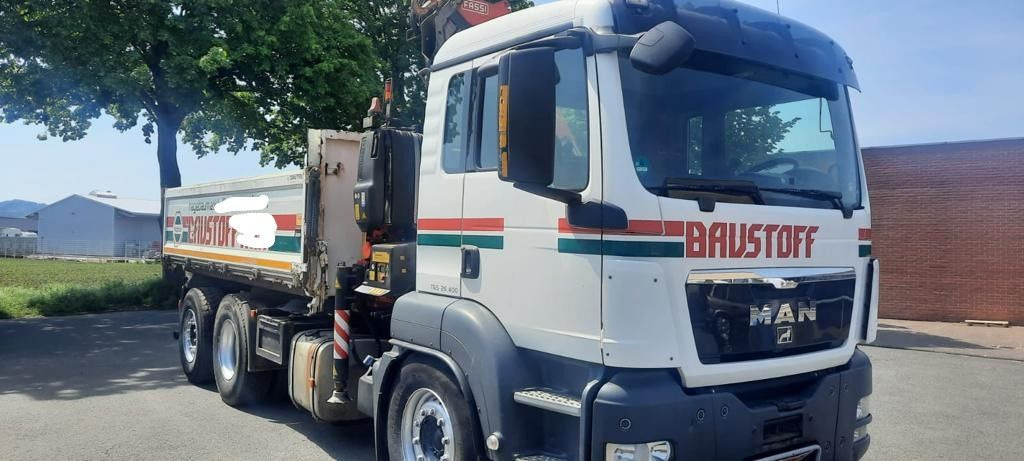 MAN TGS 26.400 Kipper Mit Kran/Funk - Kipper vrachtwagen, Kraanwagen: afbeelding 2 MAN TGS 26.400 Kipper Mit Kran/Funk - Kipper vrachtwagen, Kraanwagen: afbeelding 2
