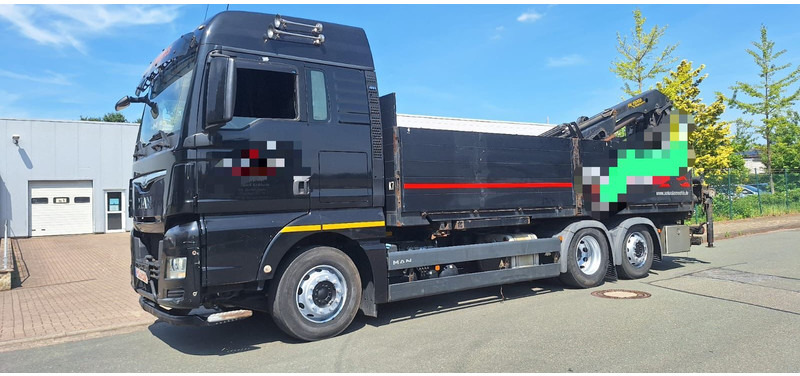 MAN TGX 26.440 6x2 LLW Pritsche mit Kran Palfinge - Vrachtwagen met open laadbak, Kraanwagen: afbeelding 1 MAN TGX 26.440 6x2 LLW Pritsche mit Kran Palfinge - Vrachtwagen met open laadbak, Kraanwagen: afbeelding 1