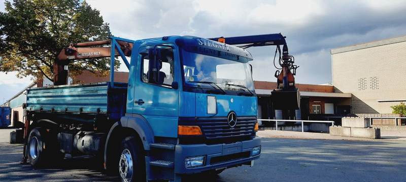 Mercedes-Benz 1828K 4x2 Kipper KRAN+Funk/Greifer - Kipper vrachtwagen, Kraanwagen: afbeelding 4 Mercedes-Benz 1828K 4x2 Kipper KRAN+Funk/Greifer - Kipper vrachtwagen, Kraanwagen: afbeelding 4
