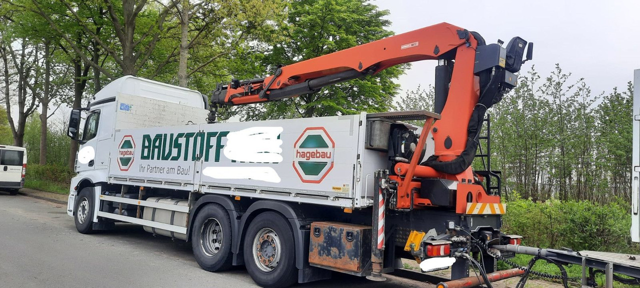 Mercedes-Benz 2545 Actros Pritsche Kran Palfinger PK21001 - Vrachtwagen met open laadbak, Kraanwagen: afbeelding 2 Mercedes-Benz 2545 Actros Pritsche Kran Palfinger PK21001 - Vrachtwagen met open laadbak, Kraanwagen: afbeelding 2