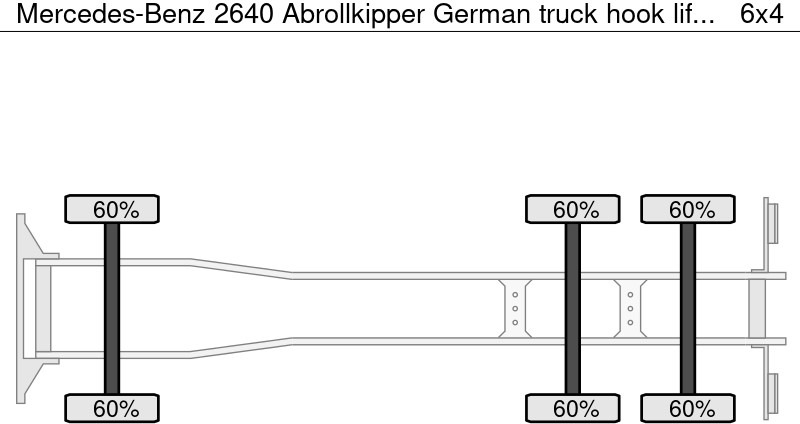 Mercedes-Benz 2640 Abrollkipper German truck - Haakarmsysteem vrachtwagen: afbeelding 4 Mercedes-Benz 2640 Abrollkipper German truck - Haakarmsysteem vrachtwagen: afbeelding 4