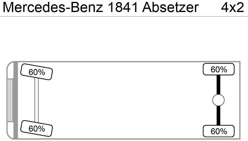 Mercedes-Benz 2641 Absetzer 6x2 Blatt/Luft Klima AHK - Portaalarmsysteem vrachtwagen: afbeelding 4 Mercedes-Benz 2641 Absetzer 6x2 Blatt/Luft Klima AHK - Portaalarmsysteem vrachtwagen: afbeelding 4