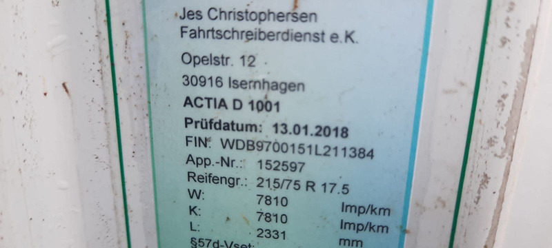 Schuifzeilen vrachtwagen Mercedes-Benz 816 Pritsche Plane: afbeelding 7
