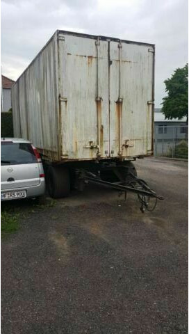 Schmitz Cargobull AWF 18 German Fahrzeug - Gesloten aanhangwagen: afbeelding 1 Schmitz Cargobull AWF 18 German Fahrzeug - Gesloten aanhangwagen: afbeelding 1