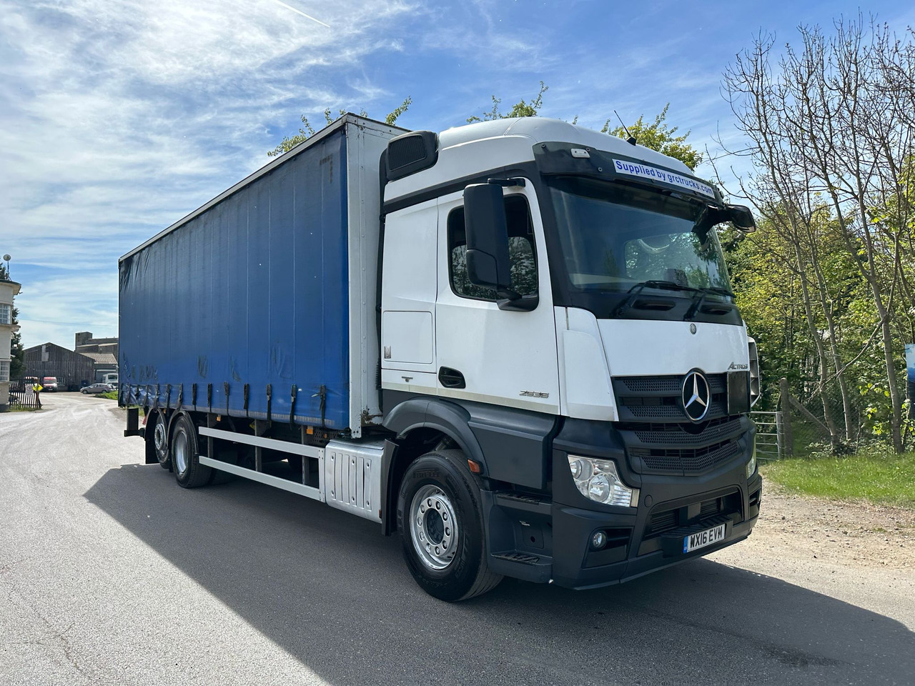 Schuifzeilen vrachtwagen 2016 Mercedes Actros 2536 Curtainside Truck: afbeelding 8
