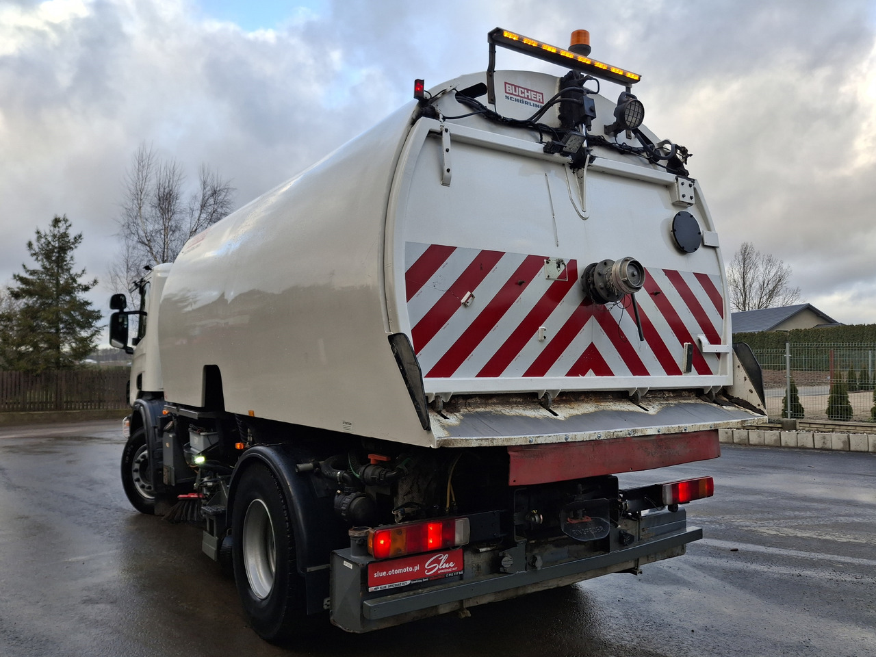 SCANIA 94G Zamiatarka Kehrmaschine BUCHER L/R Frontbürste 2 Motoren Odchwaszczarka Przednia Szczotka - Veegwagen: afbeelding 5 SCANIA 94G Zamiatarka Kehrmaschine BUCHER L/R Frontbürste 2 Motoren Odchwaszczarka Przednia Szczotka - Veegwagen: afbeelding 5