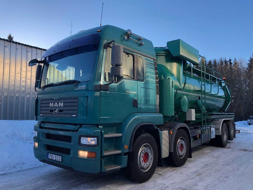 MAN TGA 35.480 8X2-4 BL DRY VACUUM 353kW - Vacuümwagen: afbeelding 1 MAN TGA 35.480 8X2-4 BL DRY VACUUM 353kW - Vacuümwagen: afbeelding 1