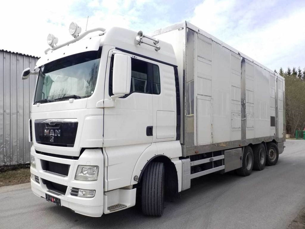 MAN TGX 35.540 8X4 TRIDEM ANIMAL - Veewagen vrachtwagen: afbeelding 1 MAN TGX 35.540 8X4 TRIDEM ANIMAL - Veewagen vrachtwagen: afbeelding 1