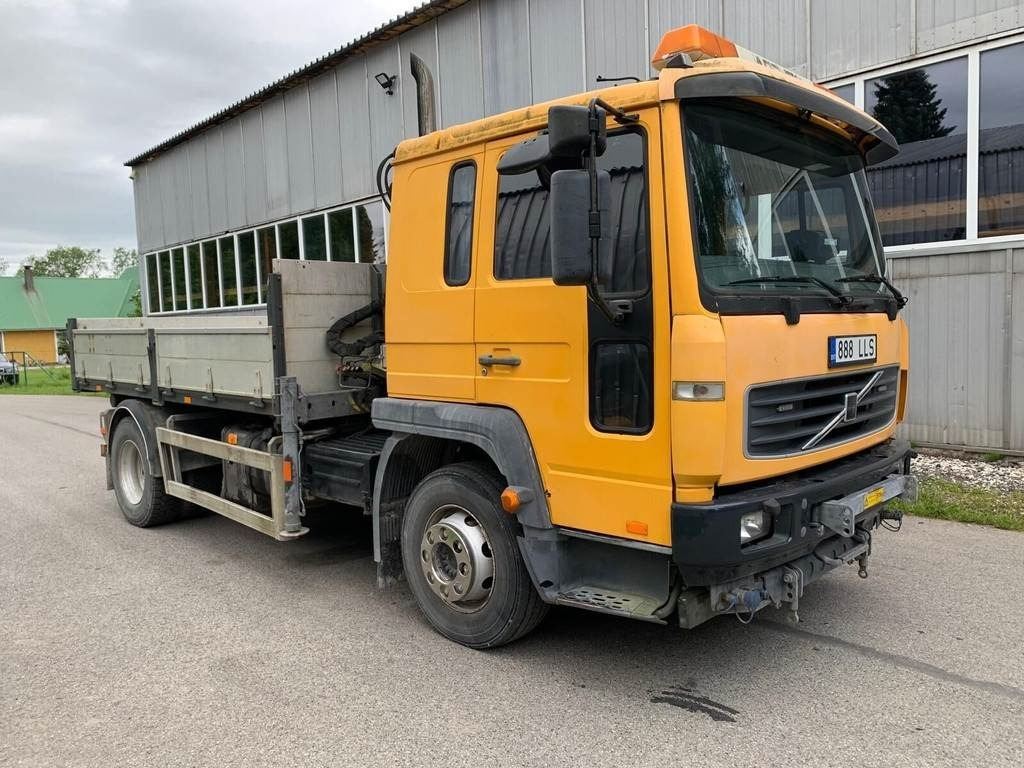 Kipper vrachtwagen Volvo FL615 + HIAB 027-2: afbeelding 9