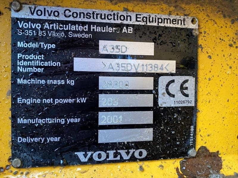 Kiepwagen met knikbesturing Volvo A35D: afbeelding 21