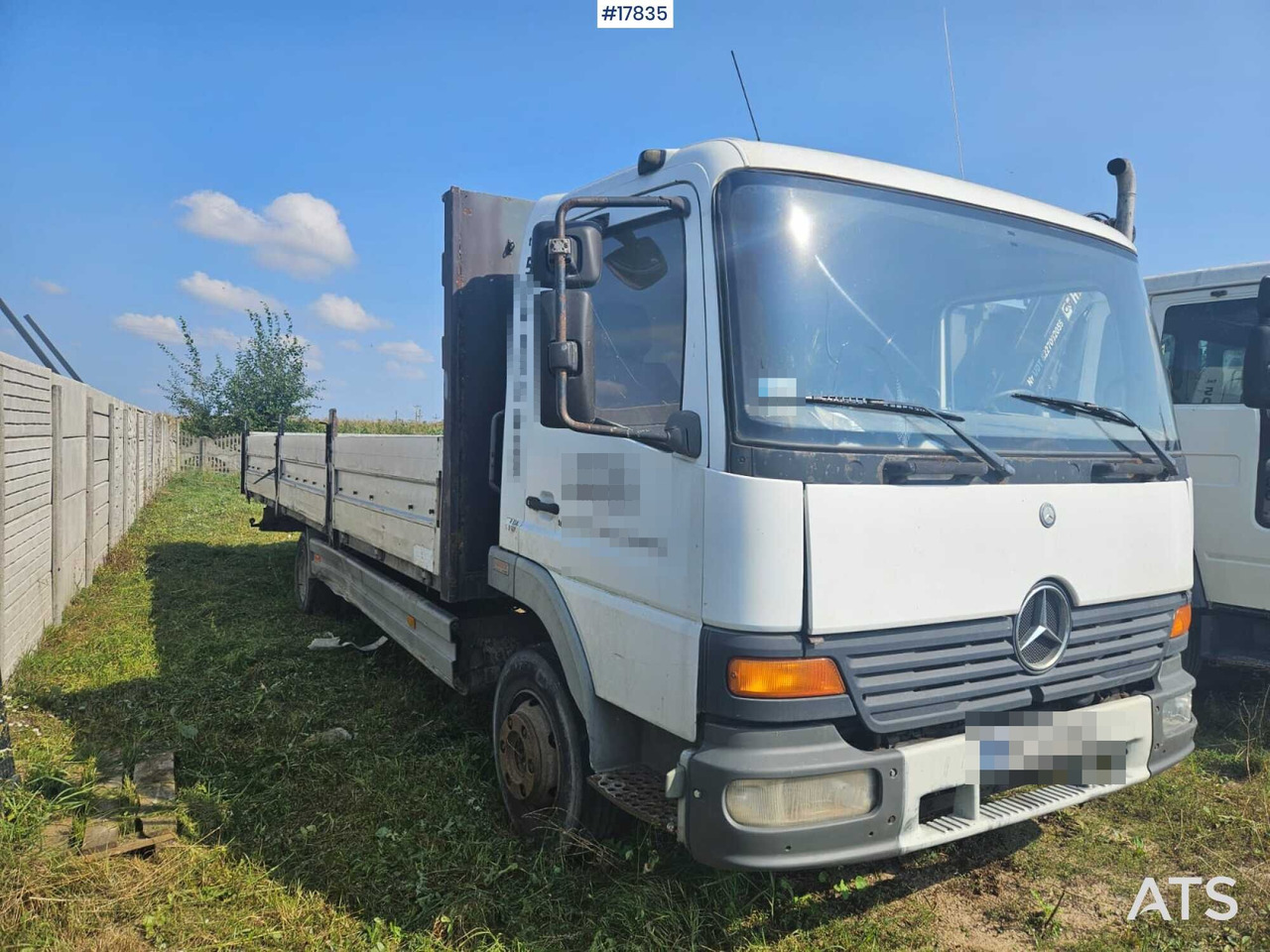 2003 Mercedes Atego 918 - Vrachtwagen met open laadbak: afbeelding 2 2003 Mercedes Atego 918 - Vrachtwagen met open laadbak: afbeelding 2