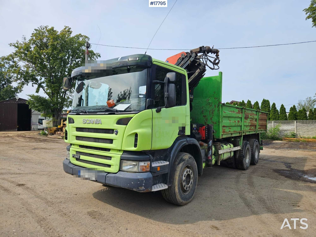 2007 Scania P 340 - Vrachtwagen met open laadbak, Kraanwagen: afbeelding 2 2007 Scania P 340 - Vrachtwagen met open laadbak, Kraanwagen: afbeelding 2