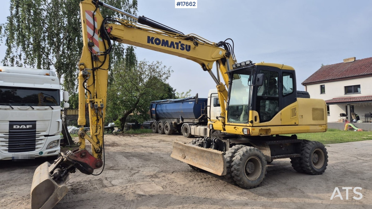 2012 Komatsu PW 160 - Mobiele graafmachine: afbeelding 1 2012 Komatsu PW 160 - Mobiele graafmachine: afbeelding 1