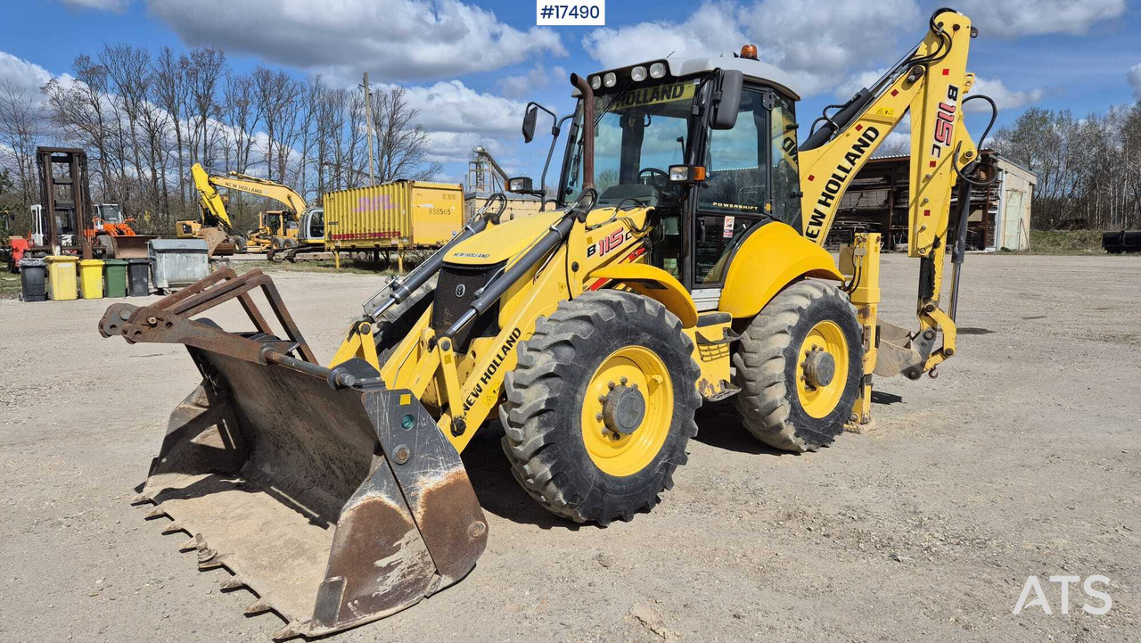 Backhoe Loader NEW HOLLAND B115C (2015) - Graaflaadmachine: afbeelding 1 Backhoe Loader NEW HOLLAND B115C (2015) - Graaflaadmachine: afbeelding 1