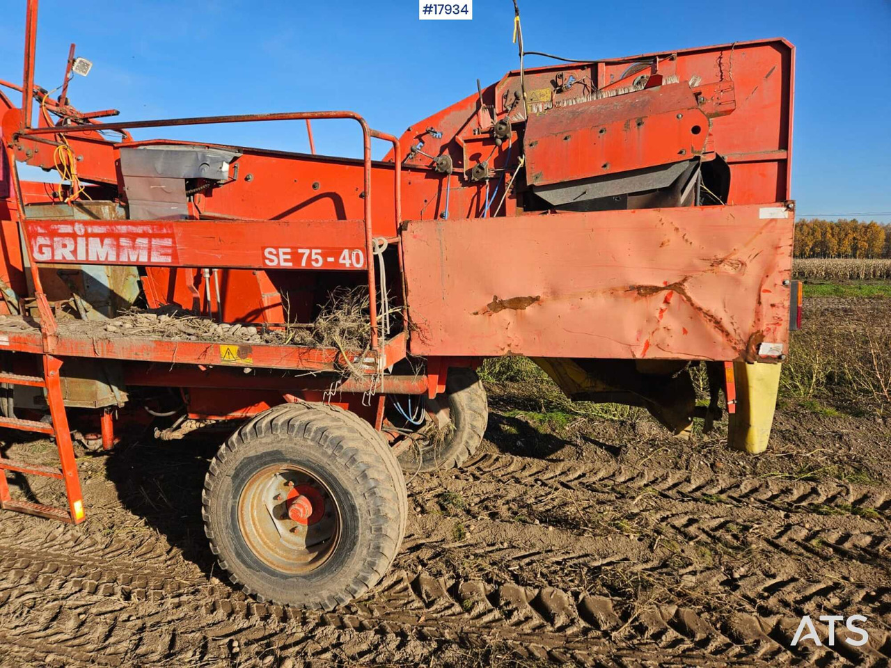 Potato harvester GRIMME SE 75/40 (1995) - Aardappelrooier: afbeelding 4 Potato harvester GRIMME SE 75/40 (1995) - Aardappelrooier: afbeelding 4