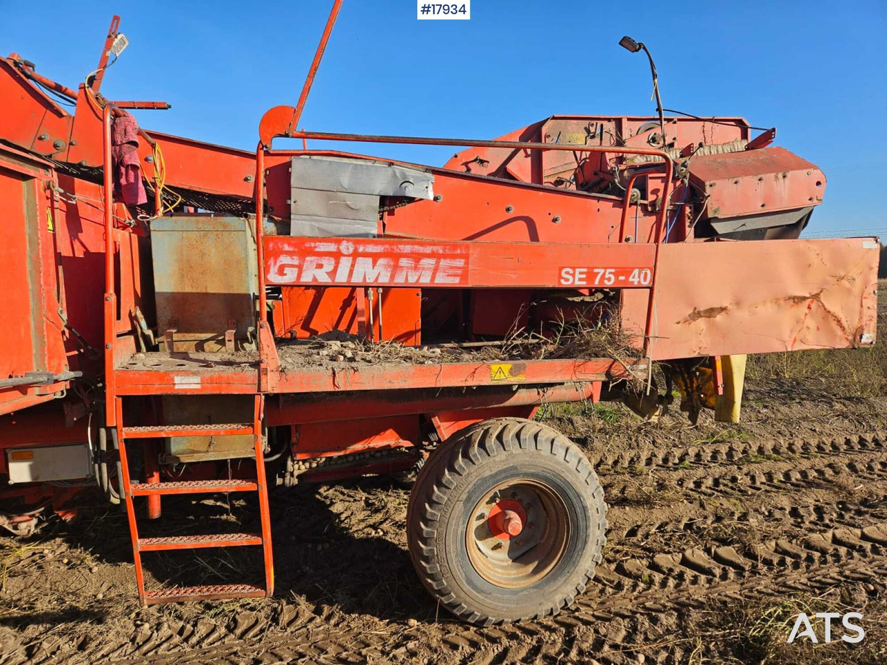 Potato harvester GRIMME SE 75/40 (1995) - Aardappelrooier: afbeelding 5 Potato harvester GRIMME SE 75/40 (1995) - Aardappelrooier: afbeelding 5