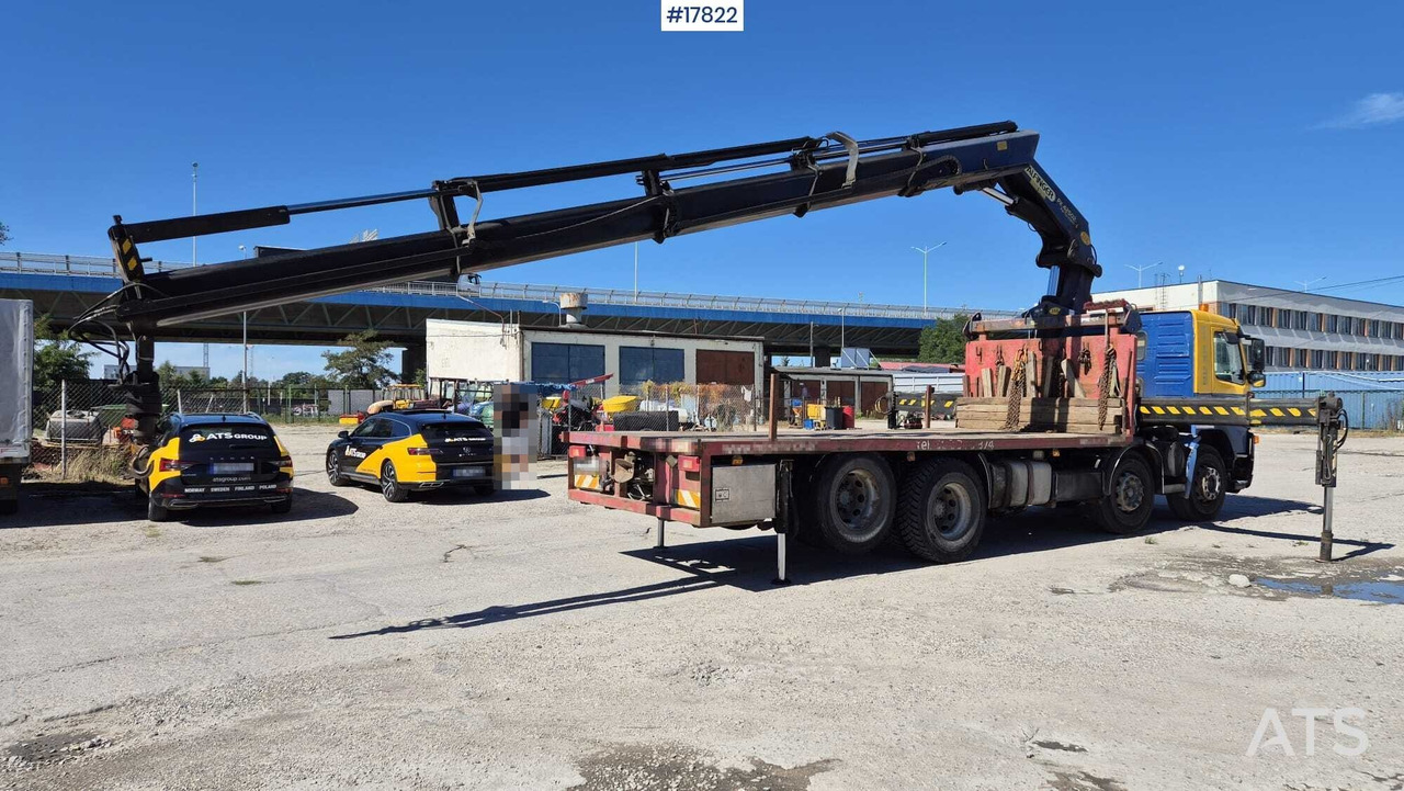 Vrachtwagen met open laadbak, Kraanwagen Truck VOLVO FM12 HDS - PALFINGER PK 42502: afbeelding 12