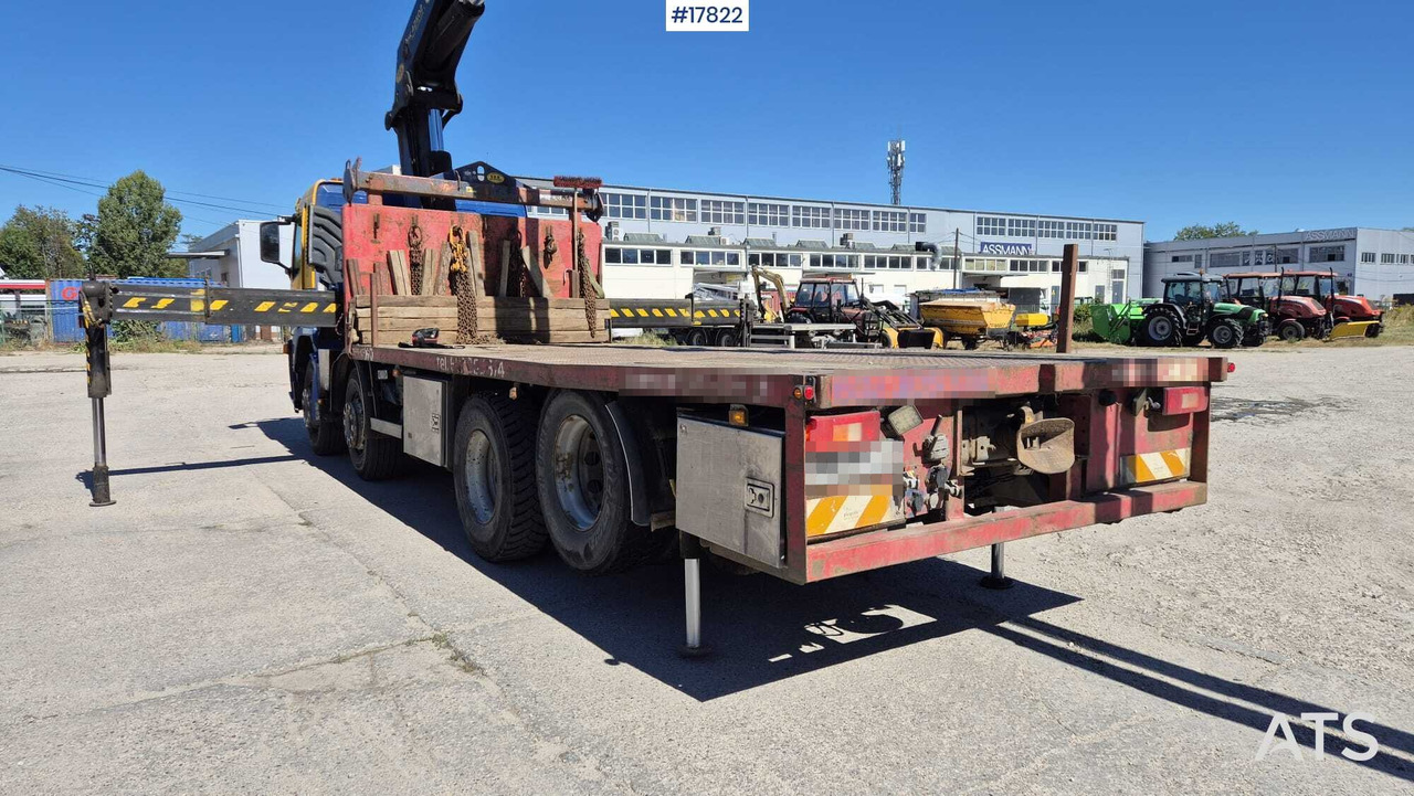 Vrachtwagen met open laadbak, Kraanwagen Truck VOLVO FM12 HDS - PALFINGER PK 42502: afbeelding 9