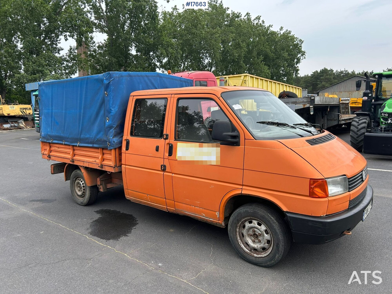Volkswagen Transporter 1.9D double cab with box body (1992) - Schuifzeilen bestelwagen, Bestelwagen met dubbele cabine: afbeelding 1 Volkswagen Transporter 1.9D double cab with box body (1992) - Schuifzeilen bestelwagen, Bestelwagen met dubbele cabine: afbeelding 1
