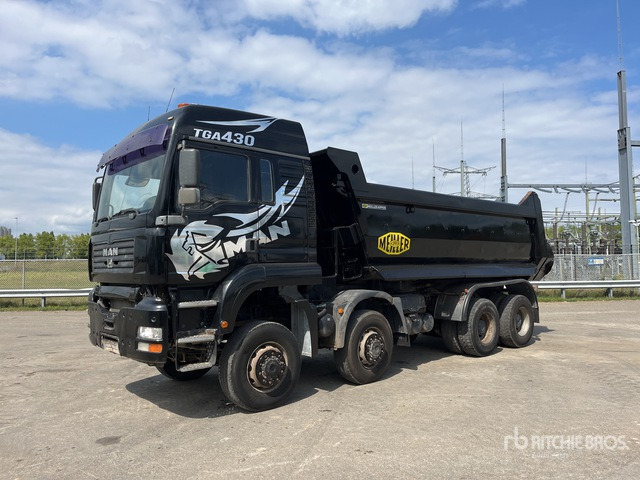 2006 MAN TGA41.430 8x8 Twin-Steer Sleeper T/A Dump Truck - Klepelmaaier/ Mulcher: afbeelding 3 2006 MAN TGA41.430 8x8 Twin-Steer Sleeper T/A Dump Truck - Klepelmaaier/ Mulcher: afbeelding 3