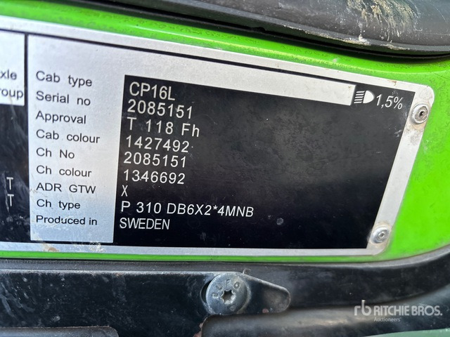 2013 Scania P310 6x2 Side Loader Waste Collection Truck - Vuilniswagen: afbeelding 4 2013 Scania P310 6x2 Side Loader Waste Collection Truck - Vuilniswagen: afbeelding 4