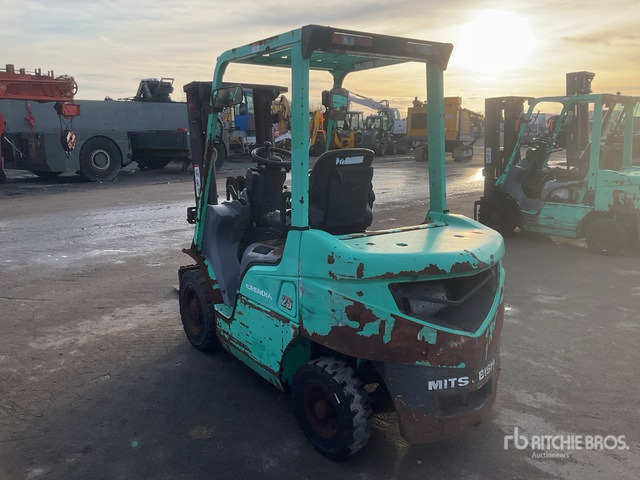 2017 Mitsubishi FD25NT 2500 kg (Inoperable) Forklift - Diesel heftruck: afbeelding 3 2017 Mitsubishi FD25NT 2500 kg (Inoperable) Forklift - Diesel heftruck: afbeelding 3