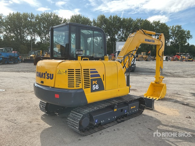 Komatsu PC56-7 Mini Excavator: <6.6t - Minigraafmachine: afbeelding 4 Komatsu PC56-7 Mini Excavator: <6.6t - Minigraafmachine: afbeelding 4