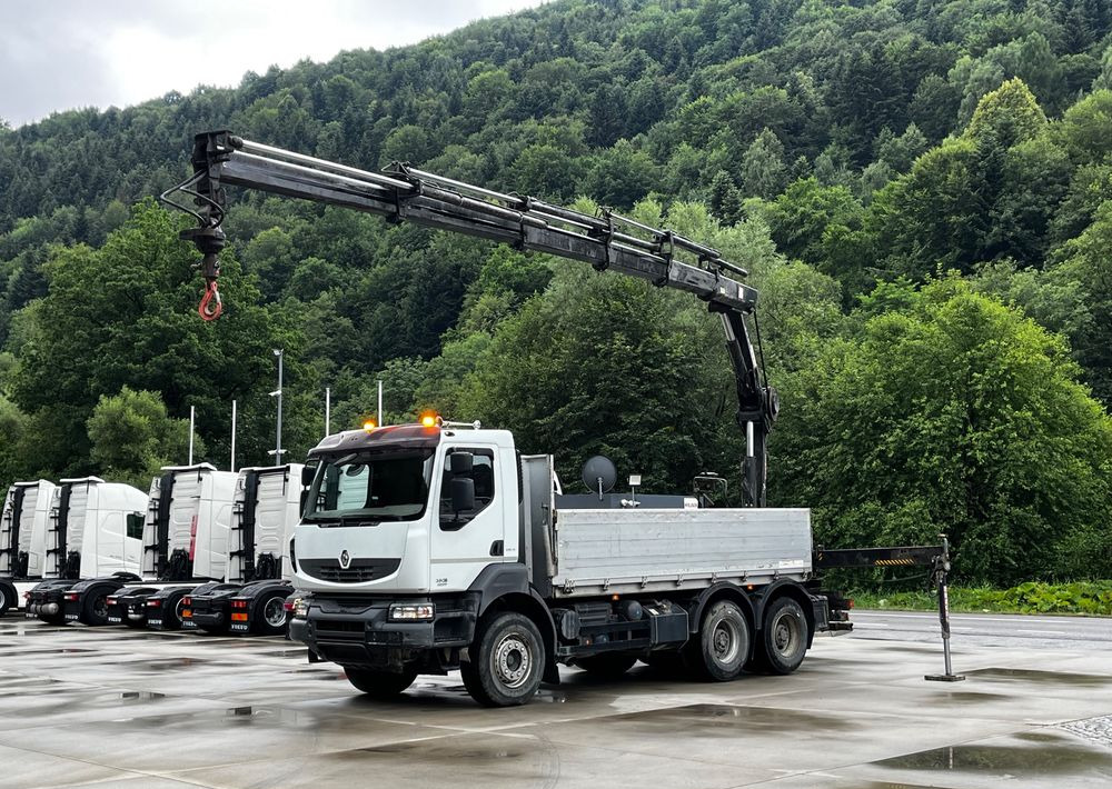 Renault Kerax 380 EEV // Skrzynia Burtowa // HIAB XS166 Hipro + Radio // Zwolnice // // - Kraanwagen, Vrachtwagen met open laadbak: afbeelding 2 Renault Kerax 380 EEV // Skrzynia Burtowa // HIAB XS166 Hipro + Radio // Zwolnice // // - Kraanwagen, Vrachtwagen met open laadbak: afbeelding 2