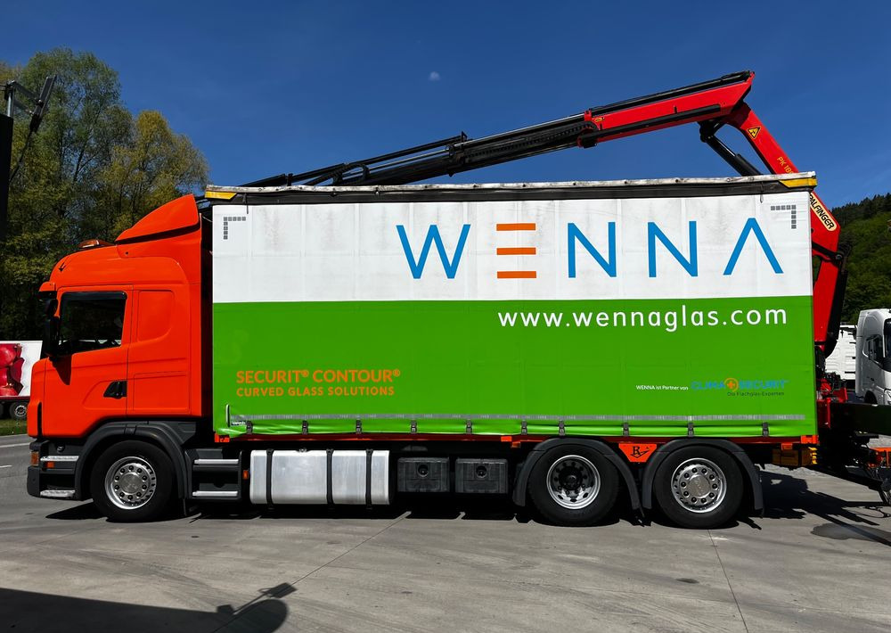 Scania G420 // Tandem // HDS Palfinger 18002 EH // Przyczepa // Oś skrętna podnoszona // Video !!! - Schuifzeilen vrachtwagen, Aanhangwagen met huif: afbeelding 3 Scania G420 // Tandem // HDS Palfinger 18002 EH // Przyczepa // Oś skrętna podnoszona // Video !!! - Schuifzeilen vrachtwagen, Aanhangwagen met huif: afbeelding 3
