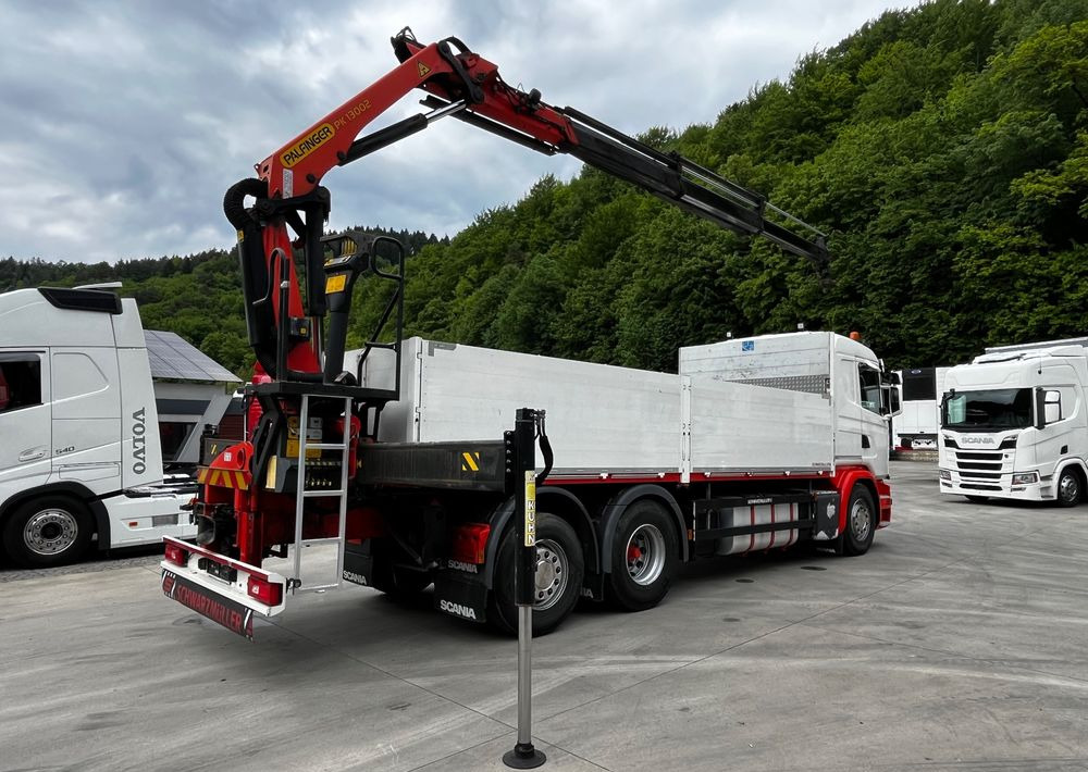 Scania G450 // 6x2// Skrzynia 6.40x2.49 // HDS Palfinger // Oś skrętna podnoszona // - Vrachtwagen met open laadbak, Kraanwagen: afbeelding 4 Scania G450 // 6x2// Skrzynia 6.40x2.49 // HDS Palfinger // Oś skrętna podnoszona // - Vrachtwagen met open laadbak, Kraanwagen: afbeelding 4