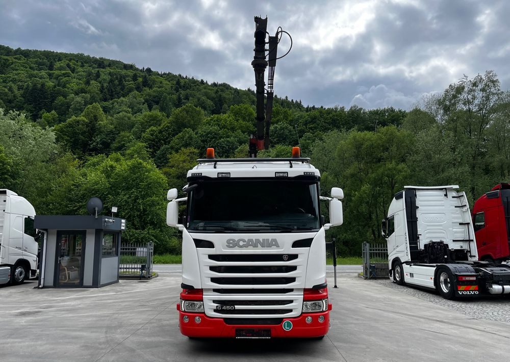 Scania G450 // 6x2// Skrzynia 6.40x2.49 // HDS Palfinger // Oś skrętna podnoszona // - Vrachtwagen met open laadbak, Kraanwagen: afbeelding 3 Scania G450 // 6x2// Skrzynia 6.40x2.49 // HDS Palfinger // Oś skrętna podnoszona // - Vrachtwagen met open laadbak, Kraanwagen: afbeelding 3