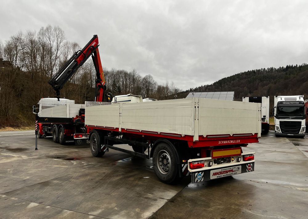 Leasing  Scania R450 // 2014 // HDS Palfinger 13002 // 6x4 oś skrętna+podnoszona // Przyczepa Schwarzmuller // Scania R450 // 2014 // HDS Palfinger 13002 // 6x4 oś skrętna+podnoszona // Przyczepa Schwarzmuller //: afbeelding 7