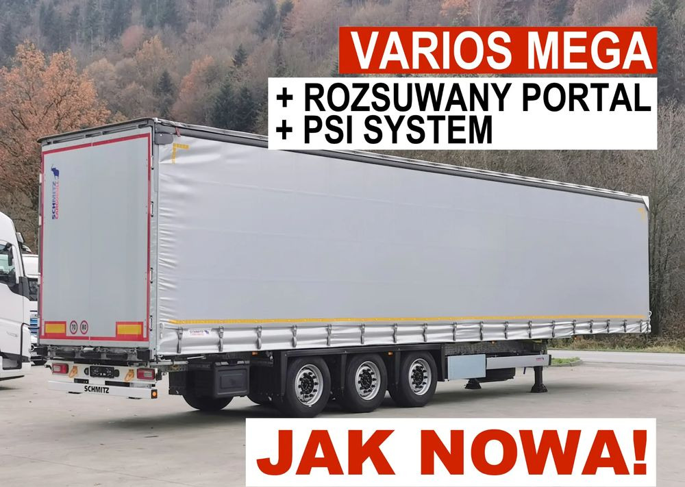 Schmitz Cargobull MEGA VARIOS + BDE - Schuifzeiloplegger: afbeelding 1 Schmitz Cargobull MEGA VARIOS + BDE - Schuifzeiloplegger: afbeelding 1