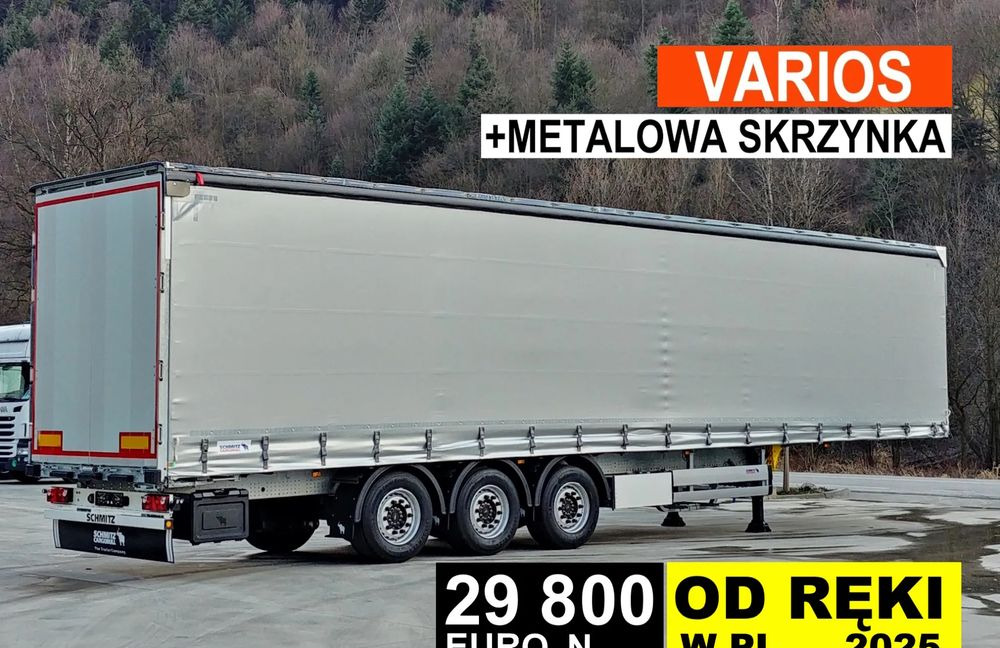 Schmitz Cargobull VARIOS + SKRZYNKA - Schuifzeiloplegger: afbeelding 1 Schmitz Cargobull VARIOS + SKRZYNKA - Schuifzeiloplegger: afbeelding 1