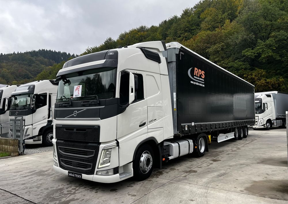 Volvo FH 500 Mega 2016 Rok + Fliegl 2017 // Oś podnoszona // Zestaw ! - Trekker, Schuifzeiloplegger: afbeelding 3 Volvo FH 500 Mega 2016 Rok + Fliegl 2017 // Oś podnoszona // Zestaw ! - Trekker, Schuifzeiloplegger: afbeelding 3