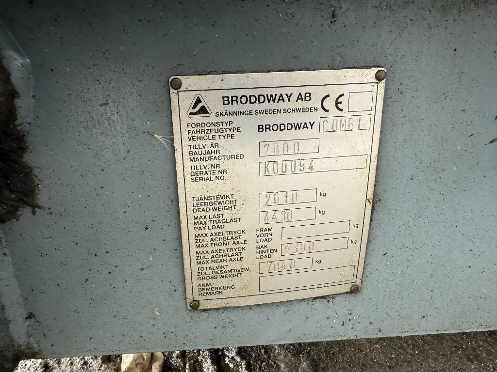 Veegwagen Broddway Combi feievogn: afbeelding 10