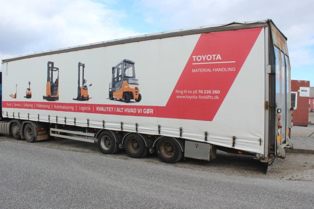 AMT GA300 3 akslet mega-gardintrailer m. rampe i bag - Schuifzeiloplegger: afbeelding 2 AMT GA300 3 akslet mega-gardintrailer m. rampe i bag - Schuifzeiloplegger: afbeelding 2