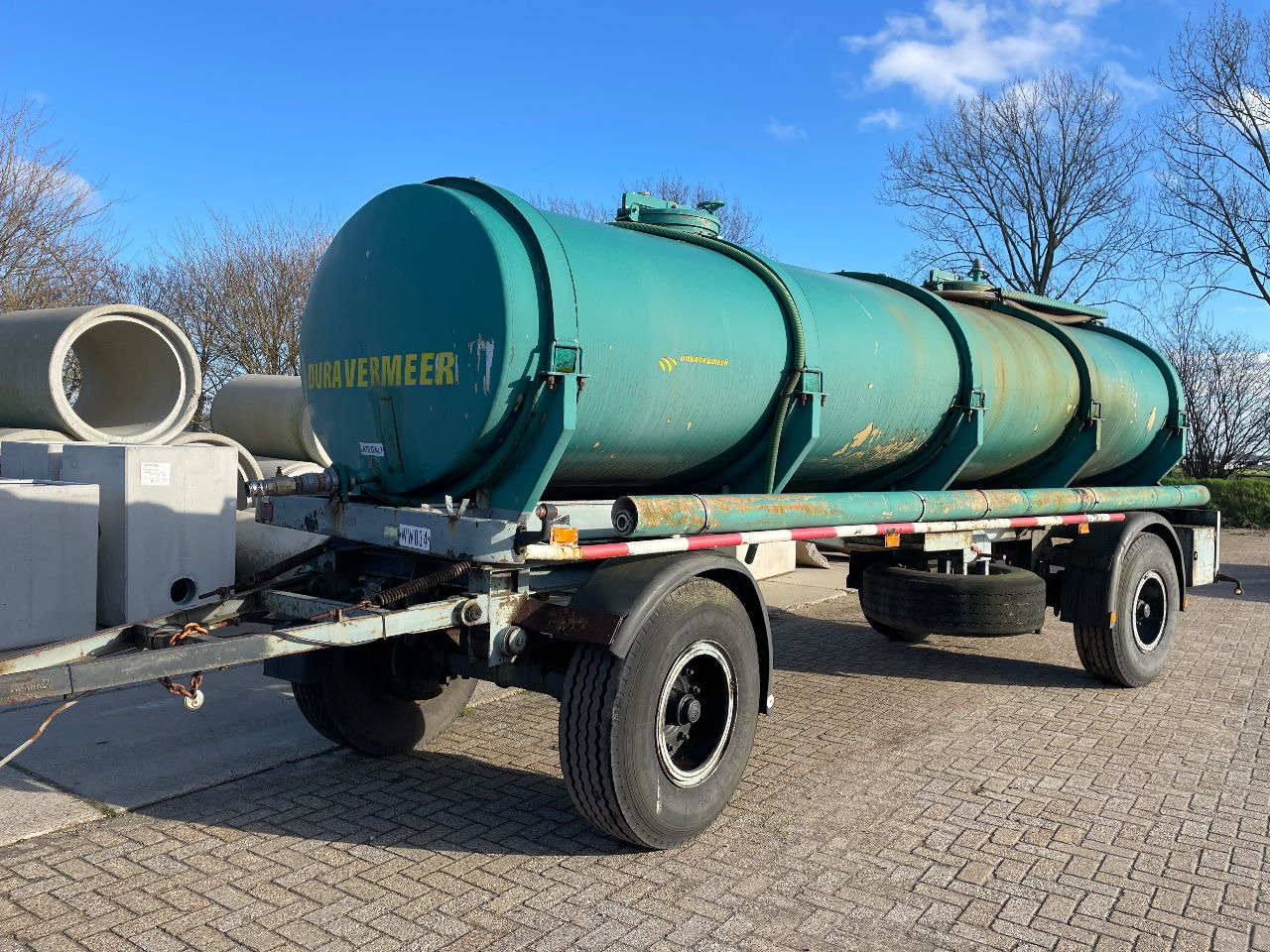 Burg Bitumen tank inox 14.000L - Tank aanhanger: afbeelding 1 Burg Bitumen tank inox 14.000L - Tank aanhanger: afbeelding 1