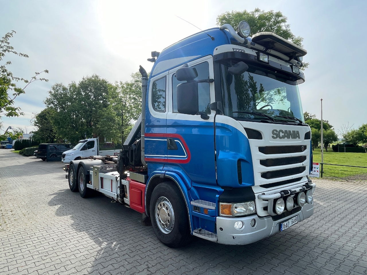 Scania R480 - Containertransporter/ Wissellaadbak vrachtwagen, Kraanwagen: afbeelding 5 Scania R480 - Containertransporter/ Wissellaadbak vrachtwagen, Kraanwagen: afbeelding 5