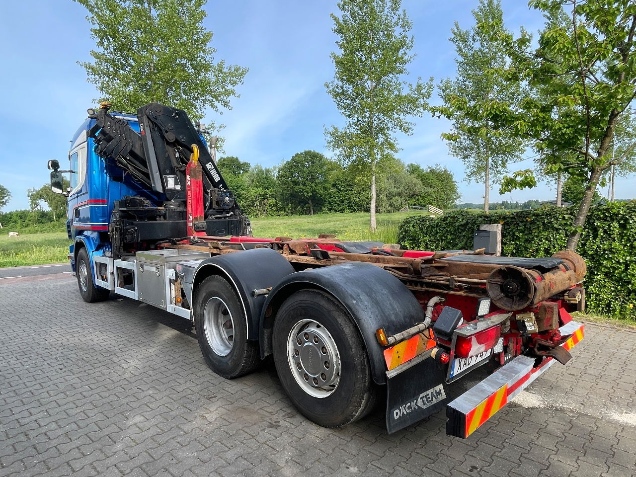 Scania R480 - Containertransporter/ Wissellaadbak vrachtwagen, Kraanwagen: afbeelding 3 Scania R480 - Containertransporter/ Wissellaadbak vrachtwagen, Kraanwagen: afbeelding 3