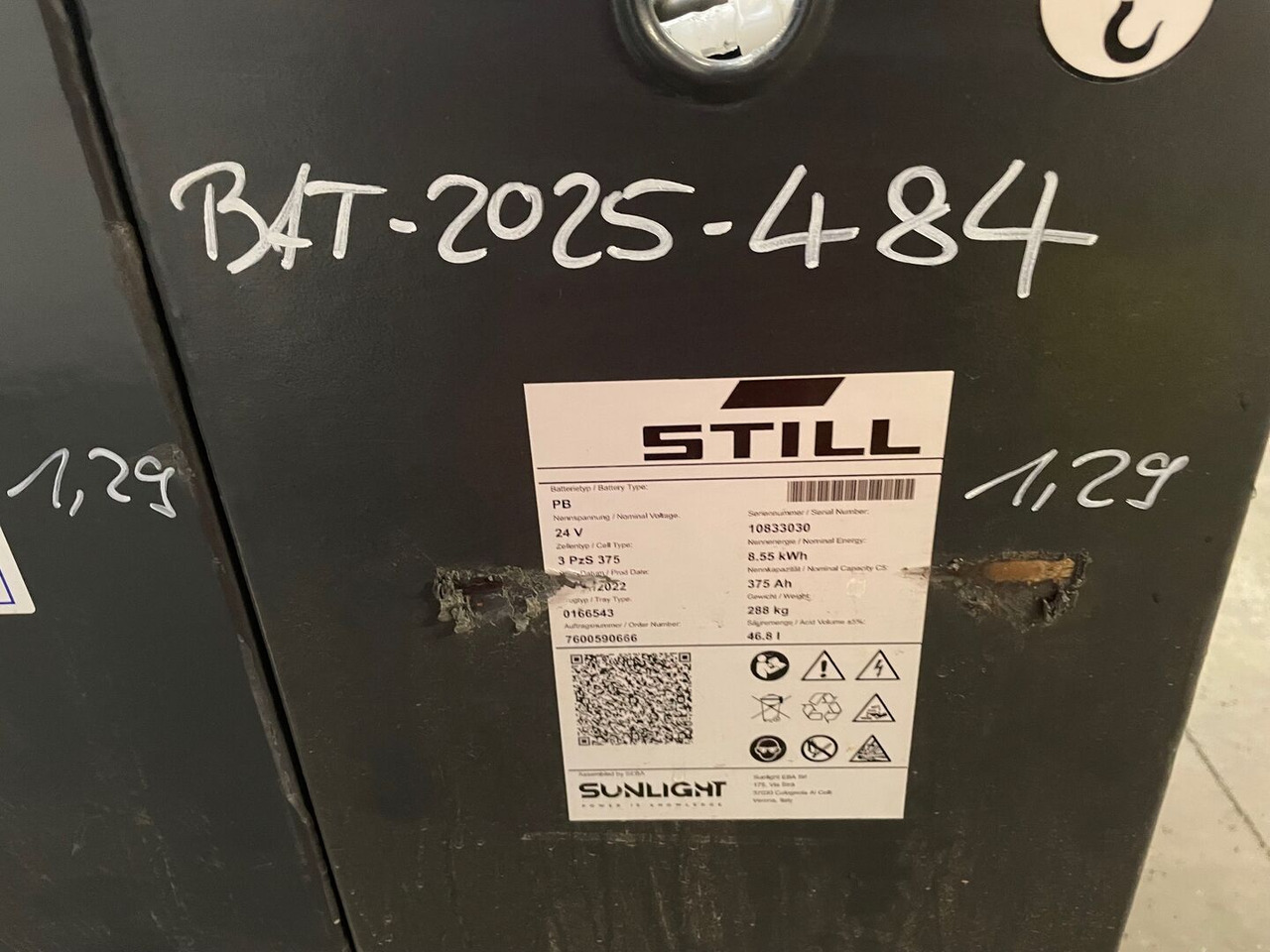24 Volt // 3 PzS 375 Ah - Batterij voor Intern transport: afbeelding 2 24 Volt // 3 PzS 375 Ah - Batterij voor Intern transport: afbeelding 2