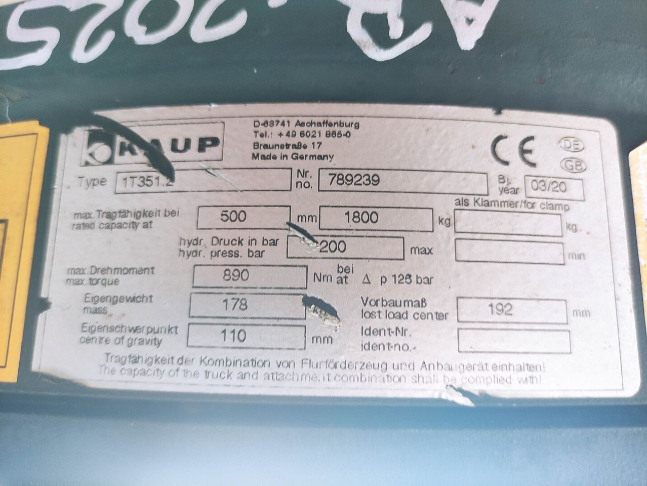 Kaup 1T351.2 - Aanbouwdeel voor Stapelaar: afbeelding 5 Kaup 1T351.2 - Aanbouwdeel voor Stapelaar: afbeelding 5