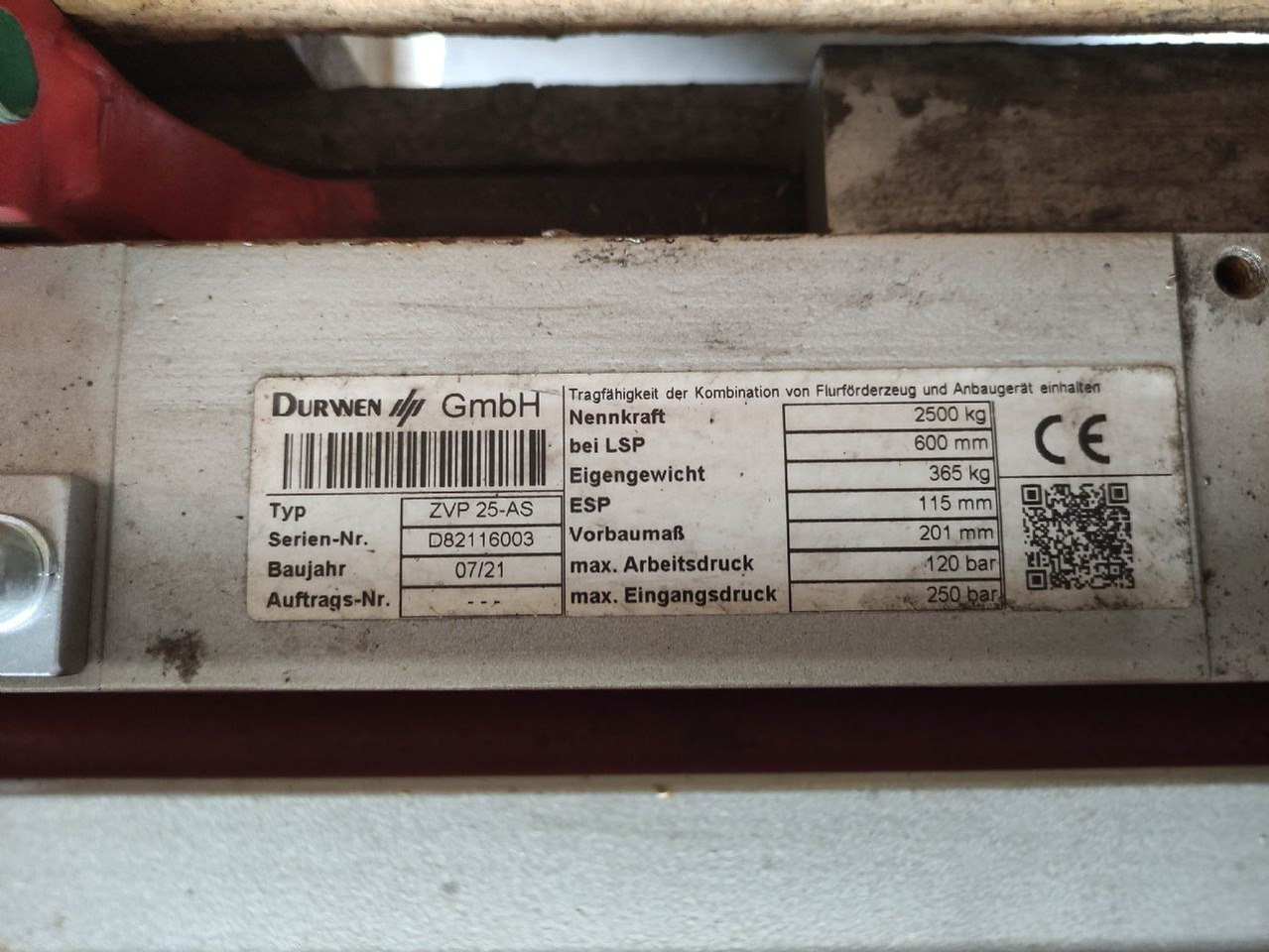 Durwen ZVP25-AS - Vorken: afbeelding 5 Durwen ZVP25-AS - Vorken: afbeelding 5