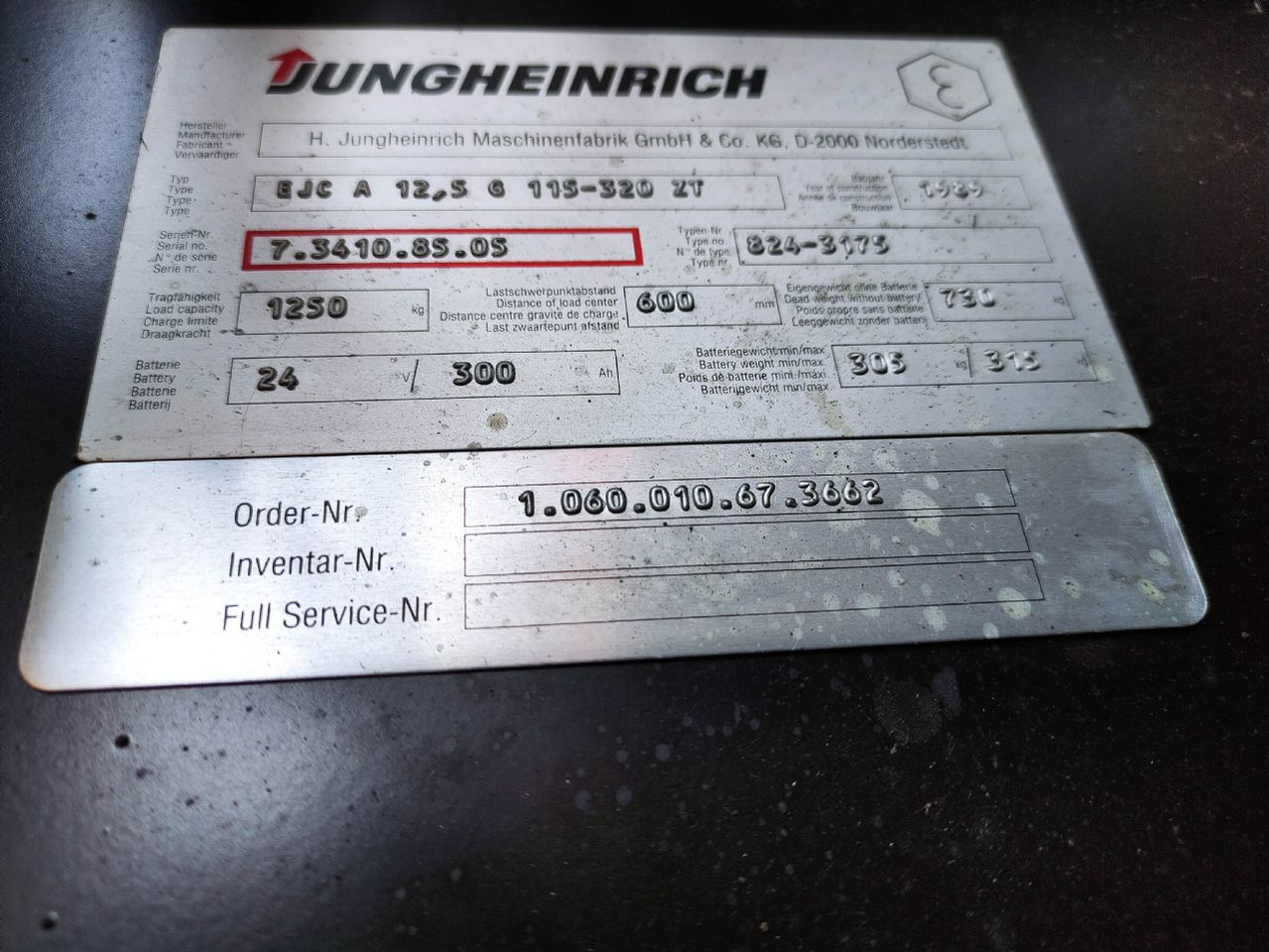 Jungheinrich EJC A12.5 G - Stapelaar: afbeelding 5 Jungheinrich EJC A12.5 G - Stapelaar: afbeelding 5