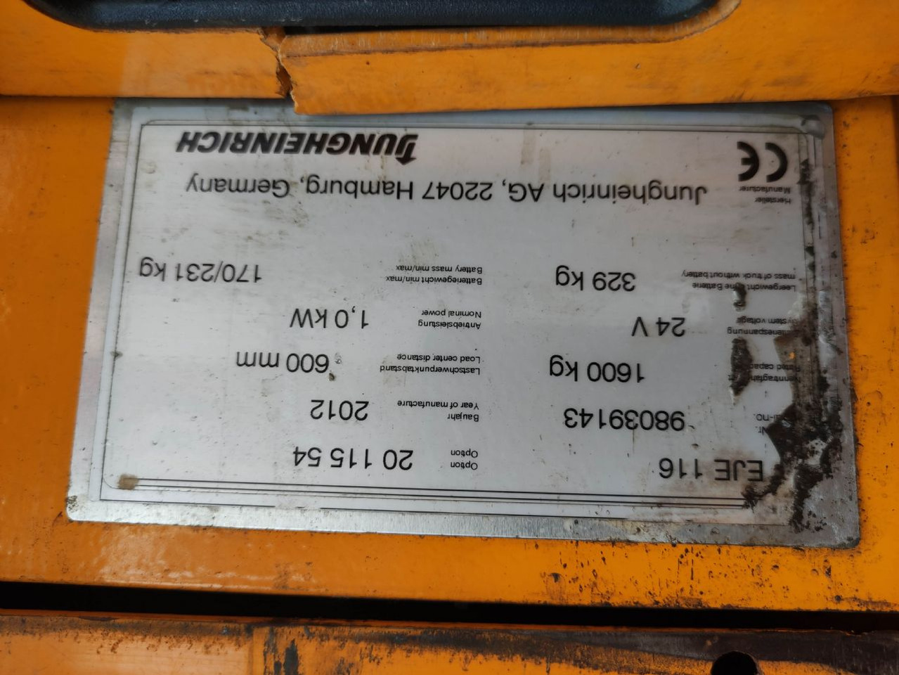 Jungheinrich EJE 116 - Palletwagen: afbeelding 5 Jungheinrich EJE 116 - Palletwagen: afbeelding 5