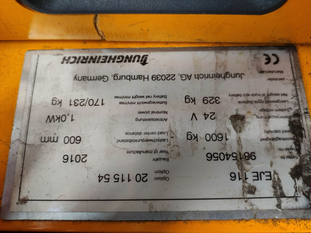 Jungheinrich EJE 116 - Palletwagen: afbeelding 5 Jungheinrich EJE 116 - Palletwagen: afbeelding 5